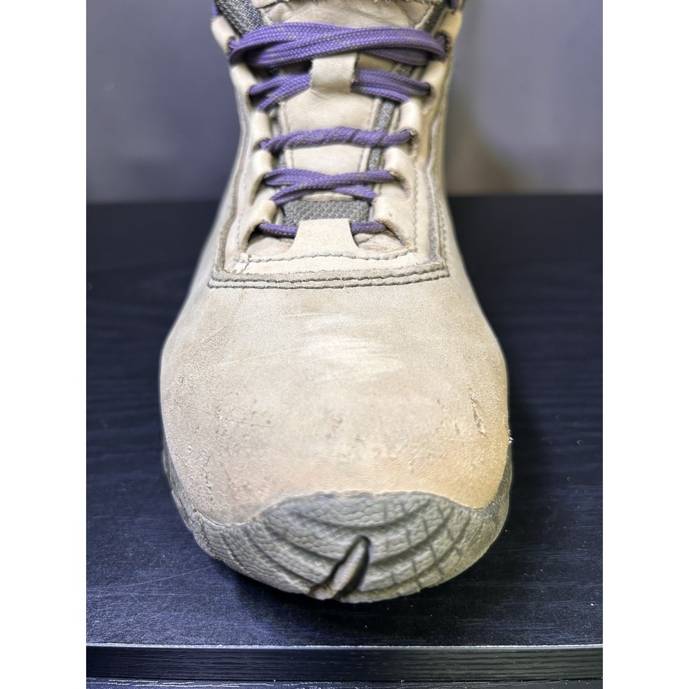 Vasque Talus UltraDry Mid Hiking Boot Women 9M Brown Leather Vibram Soles 7419M - Picture 9 of 11